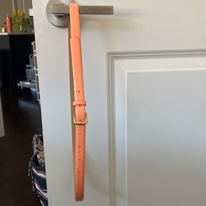 Patent leather belt
